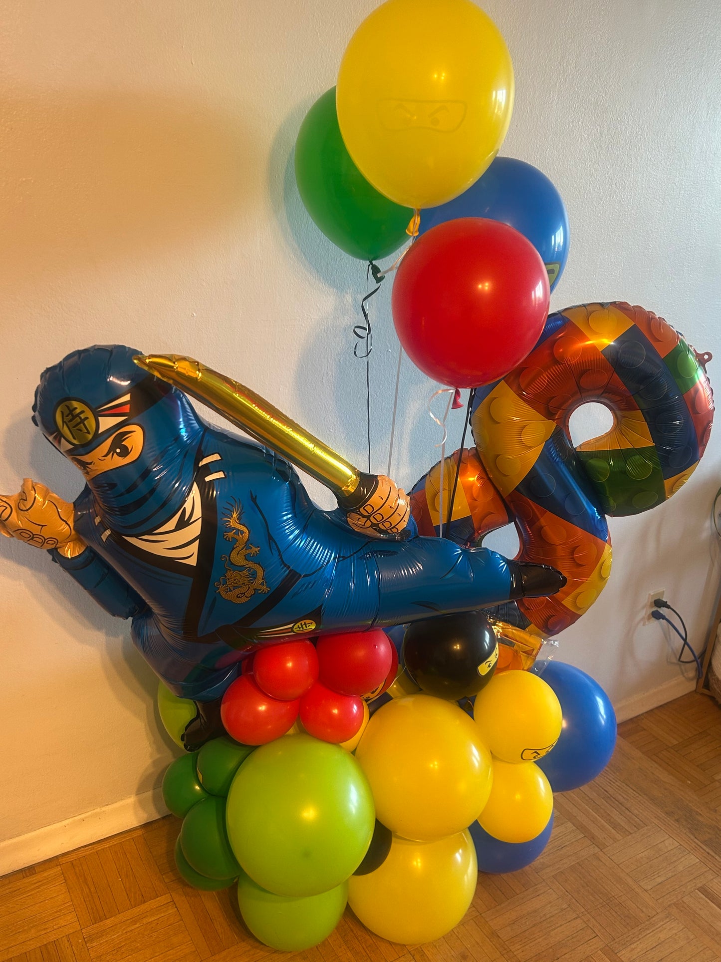 Ninjago Number Balloon Bouquet - Available in North York