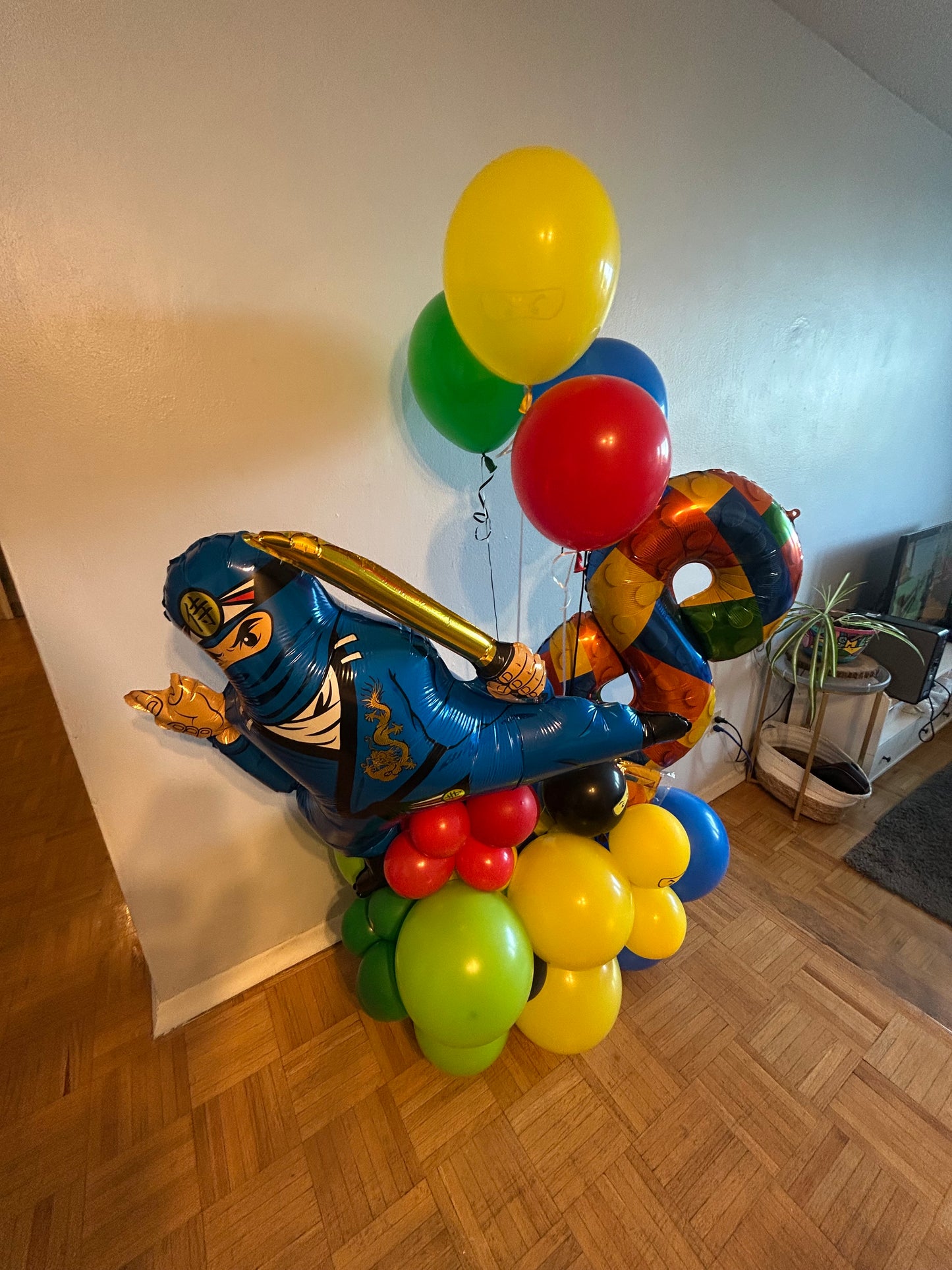 Ninjago Number Balloon Bouquet - Available in North York