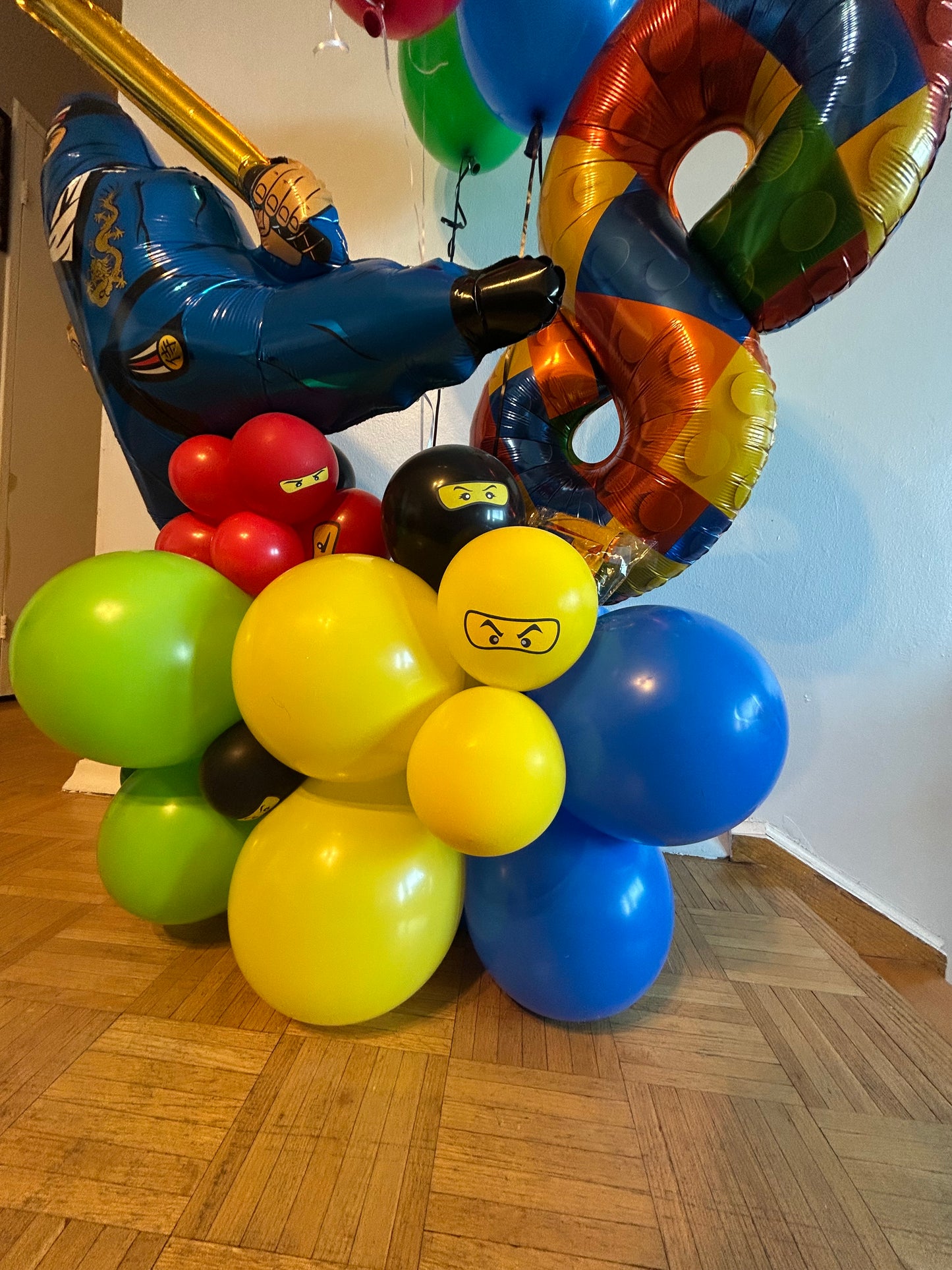 Ninjago Number Balloon Bouquet - Available in North York