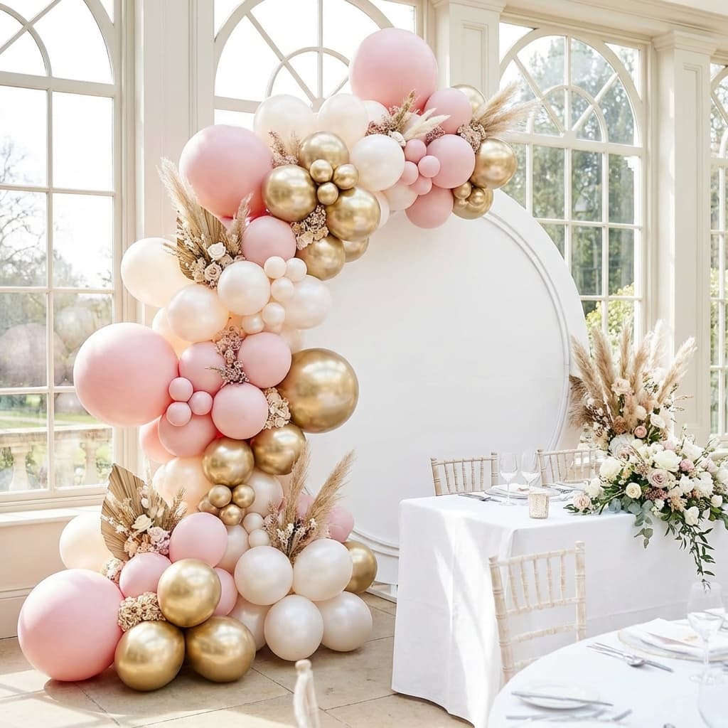 Organic Balloon Garland
