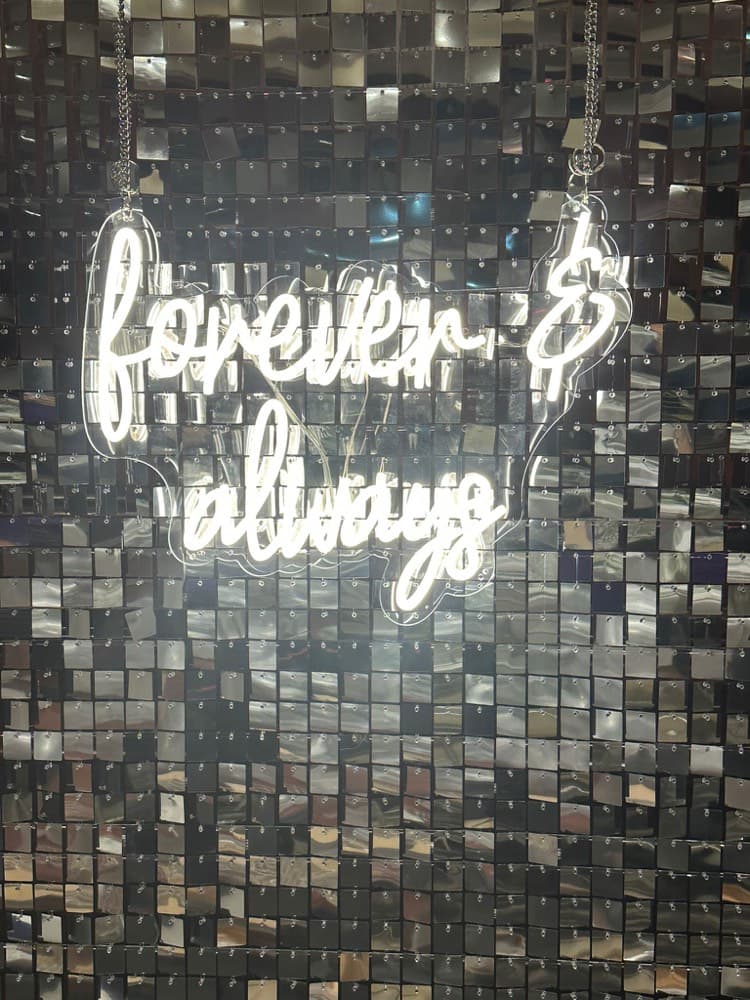 "Forever & Always" Neon Sign