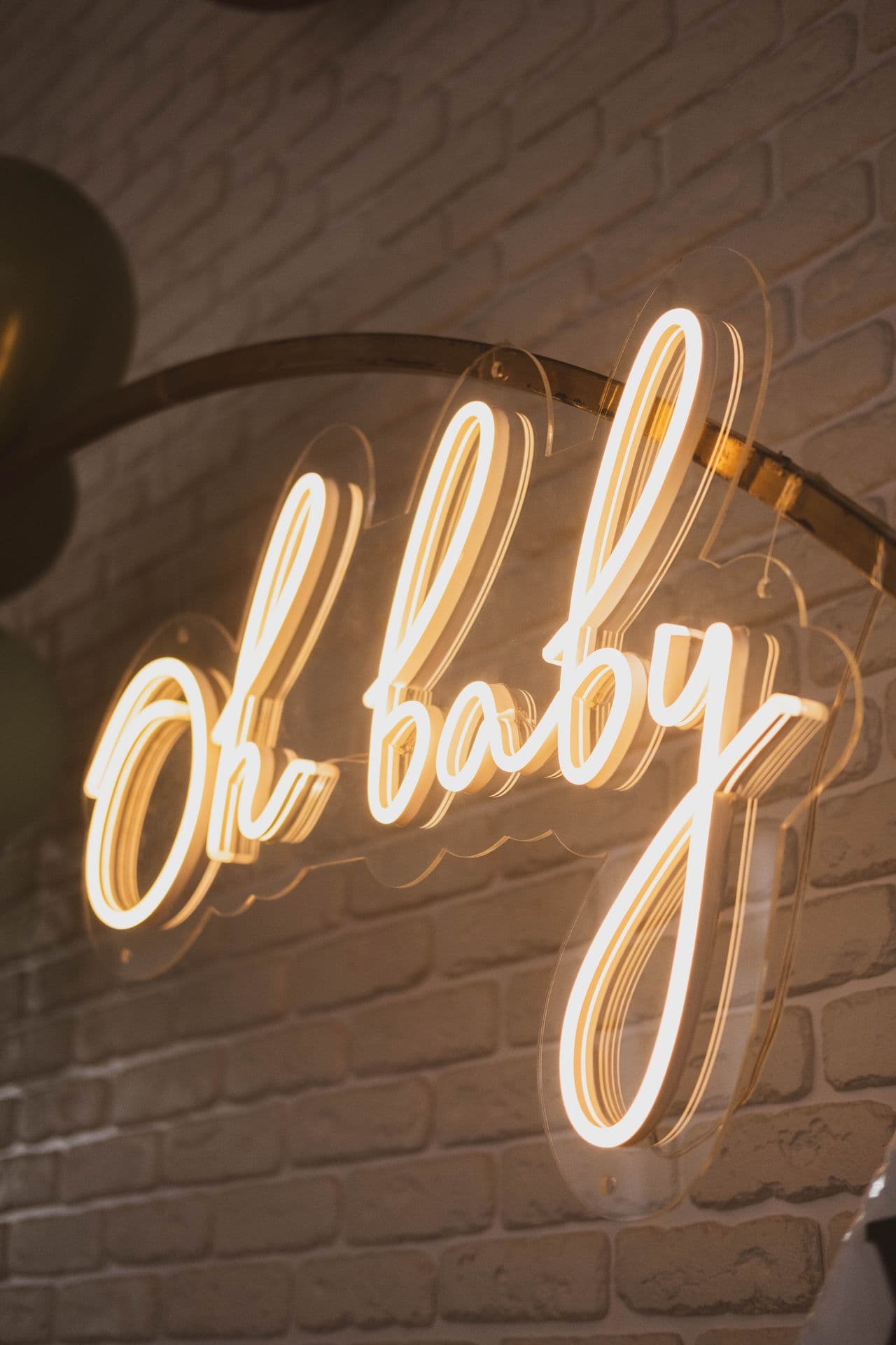 Oh Baby Neon Sign